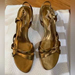 Bronze dress sandle